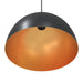 Lămpi de suspendare 2 buc E27 Negru Ø 30 cm Metal - WALTI WALTI