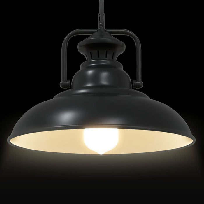 Lampă suspendată E27 Negru Ø 31 cm Fier - WALTI WALTI