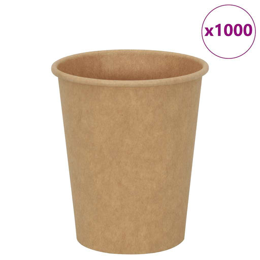 Cești de cafea din hârtie 1000 buc 8oz 200ml maro - WALTI WALTI