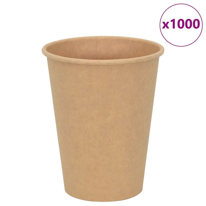 Cești de cafea din hârtie 1000 buc 12 oz 300 ml maro - WALTI WALTI