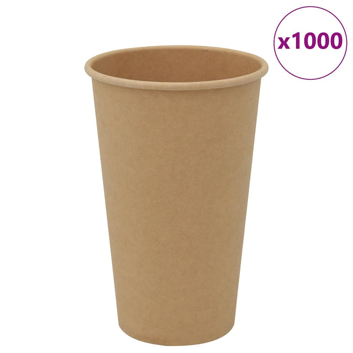 Cești de cafea din hârtie 1000 buc 16 oz 400 ml roșu și negru - WALTI WALTI