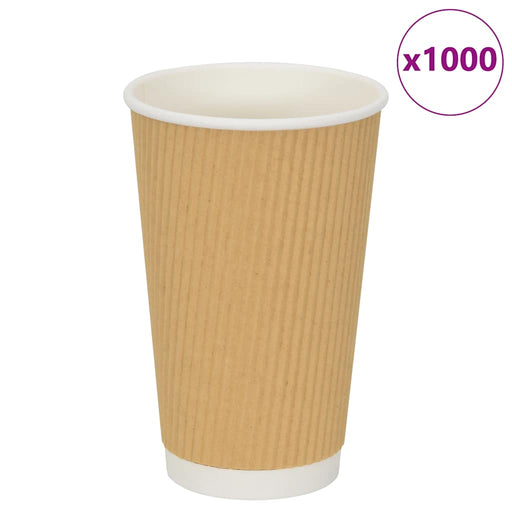 Cești de cafea din hârtie 500 buc 16 oz 400 ml roșu și negru - WALTI WALTI