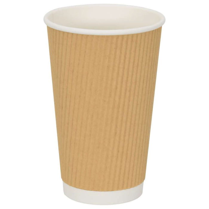 Cești de cafea din hârtie 500 buc 16 oz 400 ml roșu și negru - WALTI WALTI