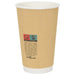 Cești de cafea din hârtie 500 buc 16 oz 400 ml roșu și negru - WALTI WALTI