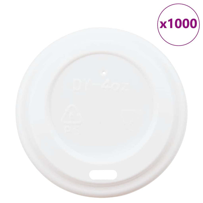 Capace pentru ceașcă cafea hârtie 4oz 1000 buc plastic alb - WALTI WALTI