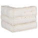 Unitatea de sofa modulară crem 70x70x54 țesătură - WALTI WALTI