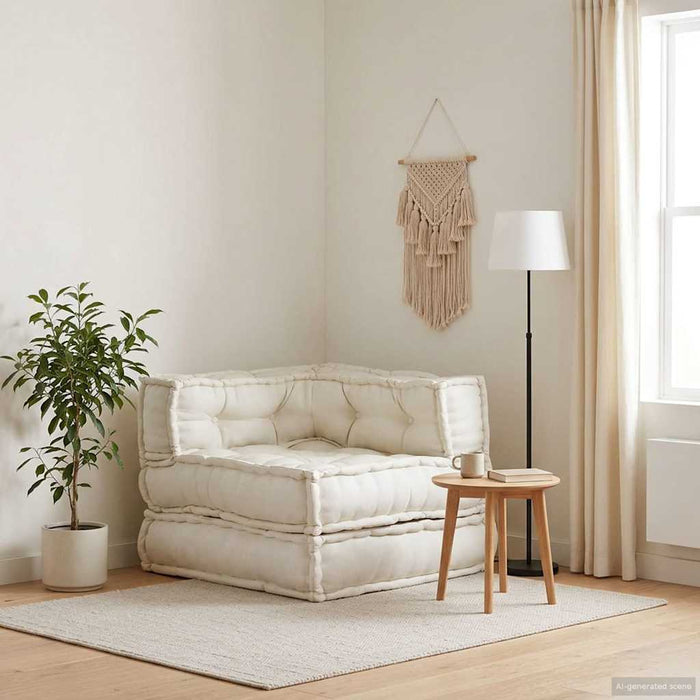 Unitatea de sofa modulară crem 70x70x54 țesătură - WALTI WALTI