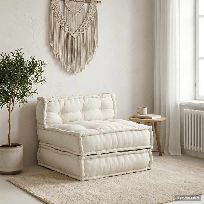 Unitatea de sofa modulară crem 70x70x54 țesătură - WALTI WALTI