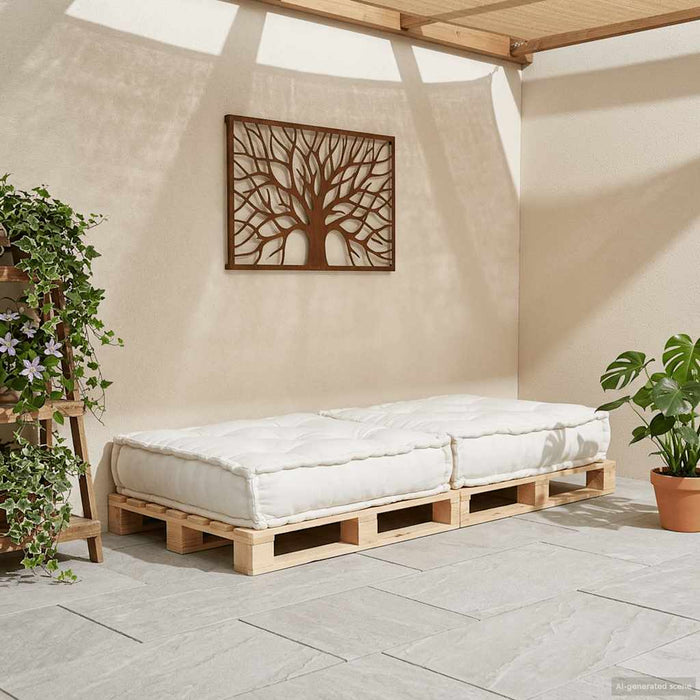 Unitatea de sofa modulară crem 70x70x36 țesătură - WALTI WALTI