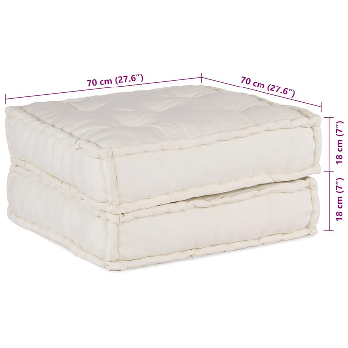 Unitatea de sofa modulară crem 70x70x36 țesătură - WALTI WALTI