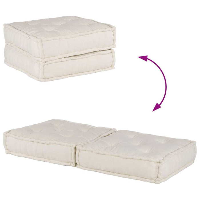 Canapea modulară cu 2 locuri crem 140x70x36 țesătură WALTI
