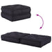 Unitatea de sofa modulară Antracit 70x70x36 Material - WALTI WALTI