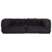 Canapea modulară cu 2 locuri Antracit 140x70x36 Material - WALTI WALTI