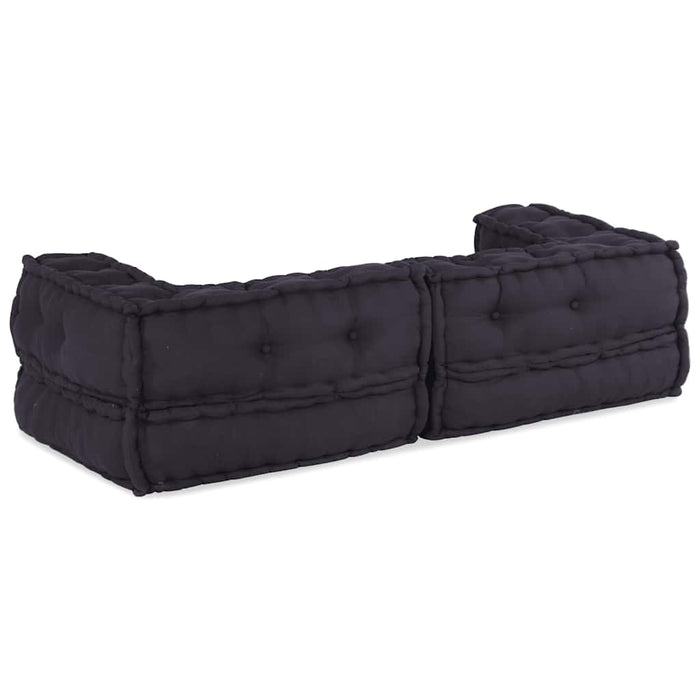 Canapea modulară cu 2 locuri Antracit 140x70x36 Material - WALTI WALTI