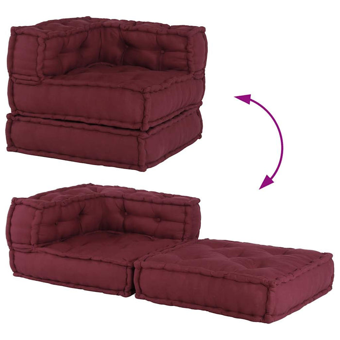 Unitatea de sofa modulară maro 70x70x54 material WALTI