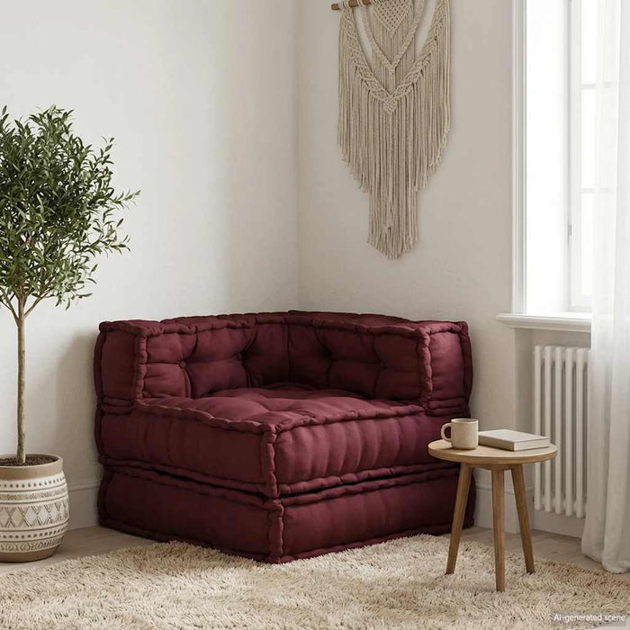 Unitatea de sofa modulară maro 70x70x54 material WALTI