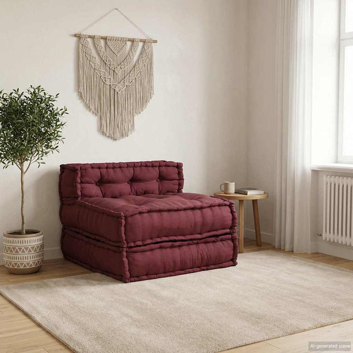 Unitatea de sofa modulară maro 70x70x54 material WALTI