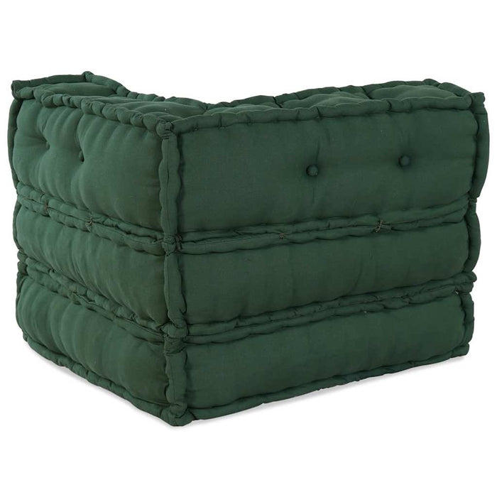 Unitatea de sofa modulară verde 70x70x54 țesătură WALTI