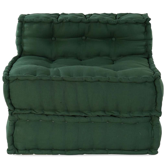 Unitatea de sofa modulară verde 70x70x54 țesătură WALTI