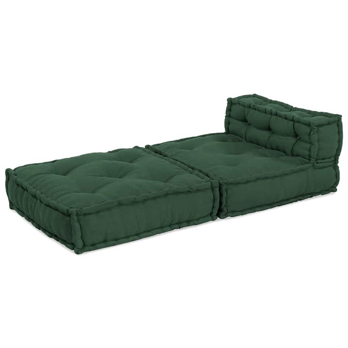 Unitatea de sofa modulară verde 70x70x54 țesătură WALTI