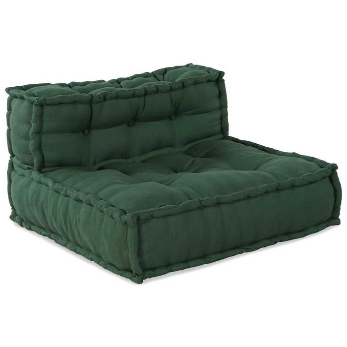 Unitatea de sofa modulară verde 70x70x54 țesătură WALTI