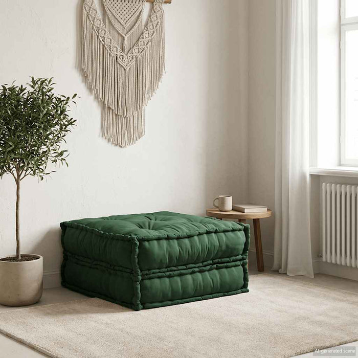 Unitatea de sofa modulară verde 70x70x36 țesătură WALTI