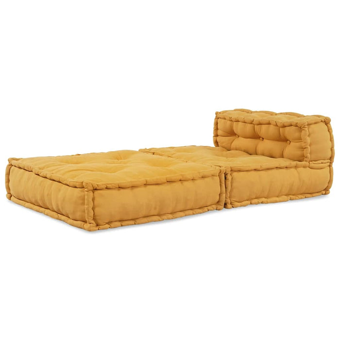 Unitatea de sofa modulară galben 70x70x54 țesătură - WALTI WALTI