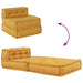 Unitatea de sofa modulară galben 70x70x54 țesătură - WALTI WALTI
