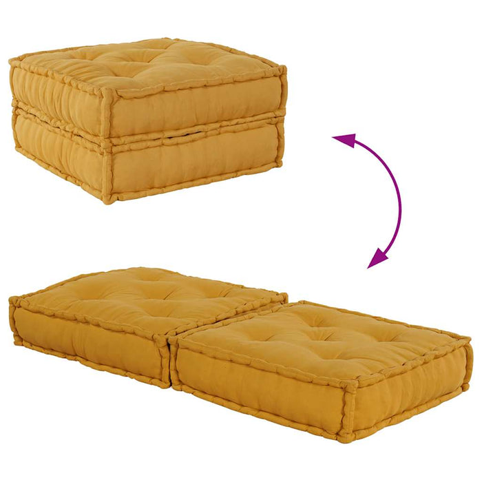Unitatea de sofa modulară galben 70x70x36 țesătură - WALTI WALTI
