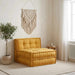 Unitatea de sofa modulară galben 70x70x36 țesătură - WALTI WALTI