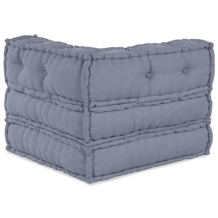 Canapea colțar modulară Gri 70 x 70 x 56 cm țesătură WALTI