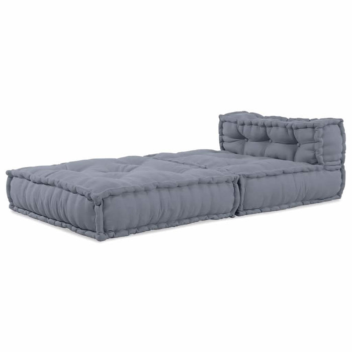 Canapea modulară Gri 70 x 70 x 56 cm țesătură - WALTI WALTI