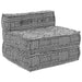 Canapea modulară Gri deschis 70 x 70 x 56 cm țesătură - WALTI WALTI