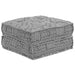 Canapea modulară Gri deschis 70 x 70 x 36 cm țesătură - WALTI WALTI