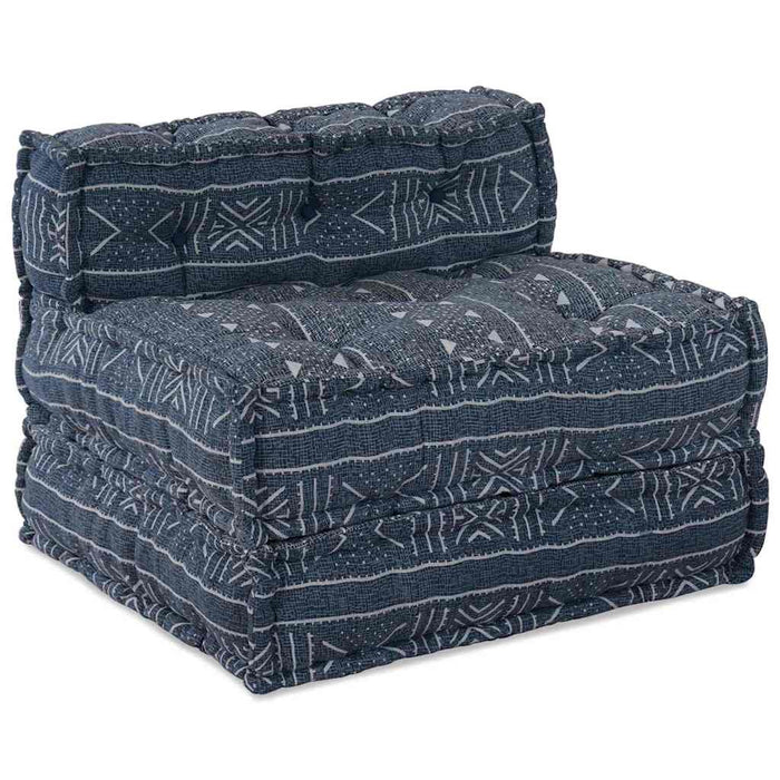 Canapea modulară Imprimare Indigo 70 x 70 x 56 cm țesătură - WALTI WALTI