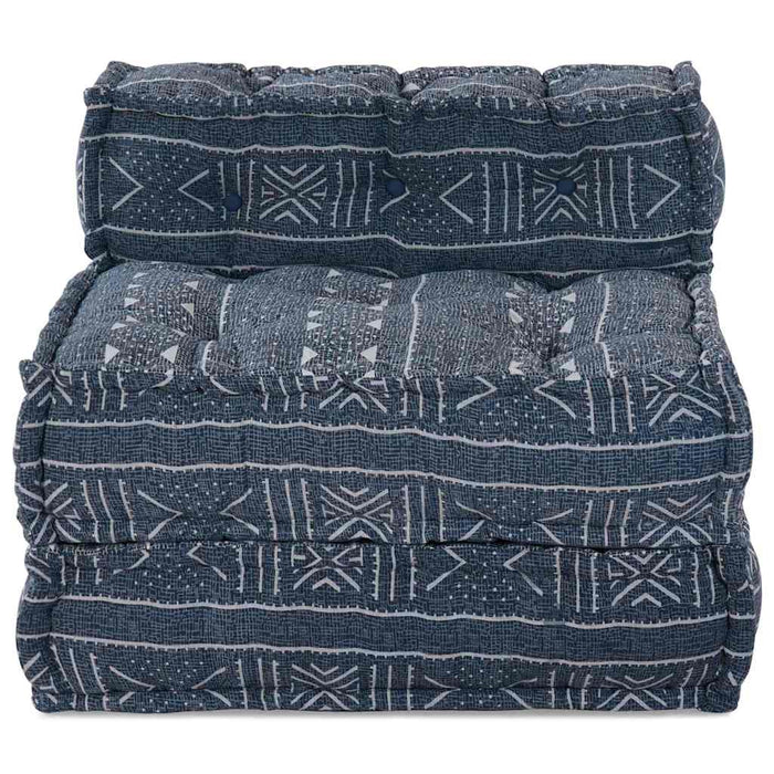 Canapea modulară Imprimare Indigo 70 x 70 x 56 cm țesătură - WALTI WALTI