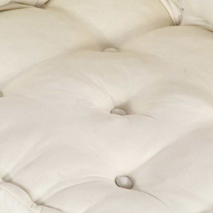Canapea modulară 2 pcs Crem 120 x 80 x 38 cm țesătură WALTI