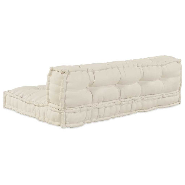 Canapea modulară 2 pcs Crem 120 x 80 x 38 cm țesătură WALTI