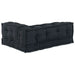 Canapea modulară 3 pcs Antracit 120 x 80 x 38 cm țesătură - WALTI WALTI