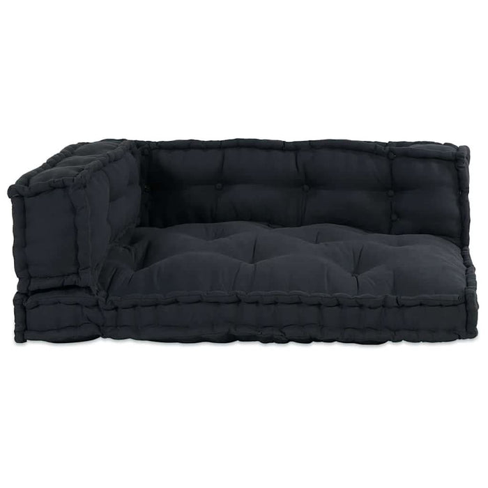 Canapea modulară 3 pcs Antracit 120 x 80 x 38 cm țesătură - WALTI WALTI