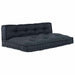 Canapea modulară 2 pcs Antracit 120 x 80 x 38 cm țesătură - WALTI WALTI