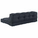 Canapea modulară 2 pcs Antracit 120 x 80 x 38 cm țesătură - WALTI WALTI