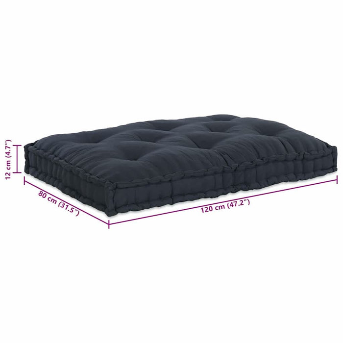 Canapea modulară Antracit 120 x 80 x 12 cm țesătură - WALTI WALTI