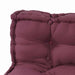 Perna pentru canapea pe palet 3 pcs Bordo 120 x 80 x 38 cm - WALTI WALTI