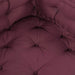 Perna pentru canapea pe palet 3 pcs Bordo 120 x 80 x 38 cm - WALTI WALTI