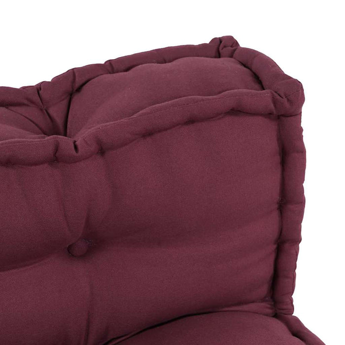 Perna pentru canapea pe palet 2 pcs Bordo 120 x 80 x 38 cm - WALTI WALTI