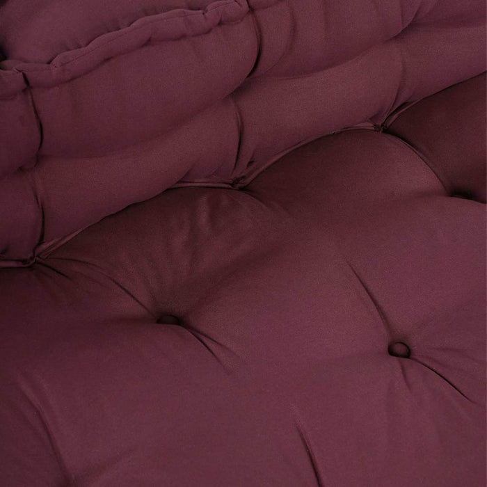 Perna pentru canapea pe palet 2 pcs Bordo 120 x 80 x 38 cm - WALTI WALTI