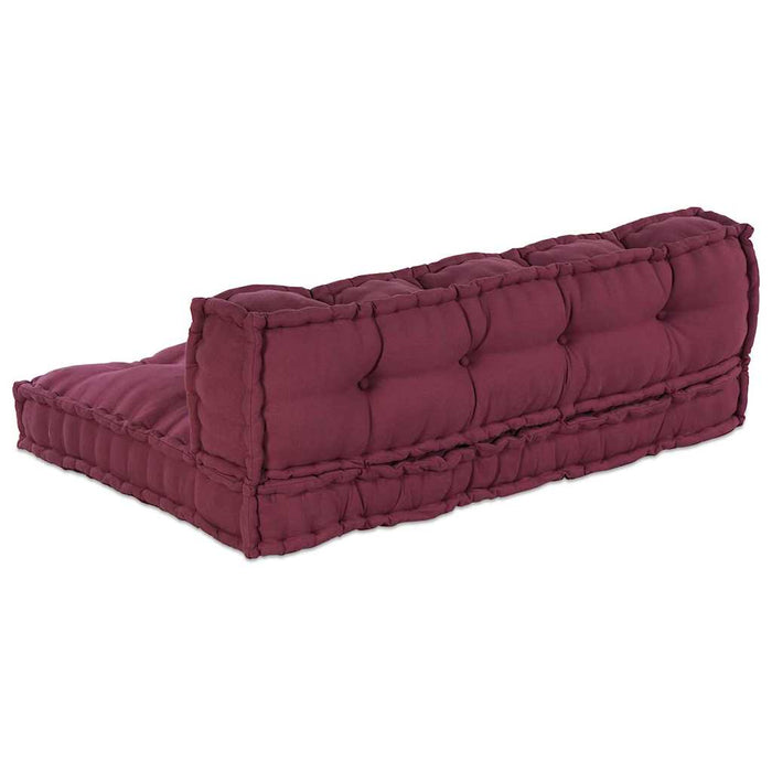 Perna pentru canapea pe palet 2 pcs Bordo 120 x 80 x 38 cm - WALTI WALTI