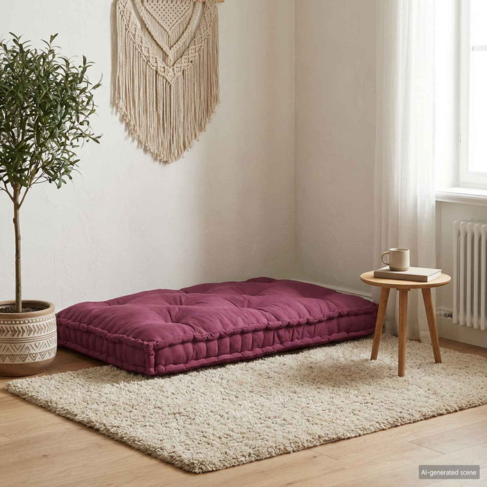 Perna pentru canapea pe palet Bordo 120 x 80 x 12 cm Țesătură WALTI