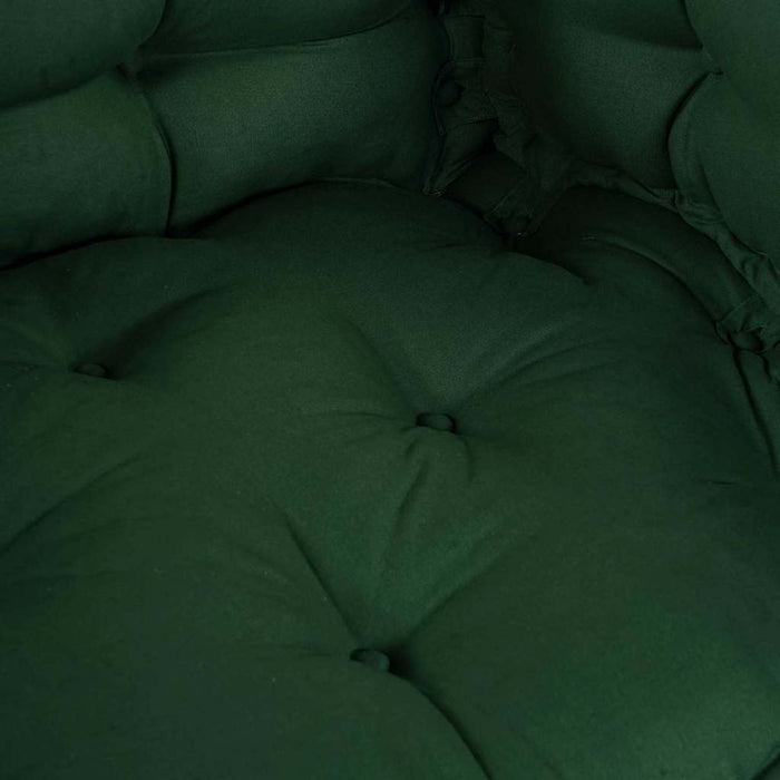 Perna pentru canapea pe palet 3 pcs Verde 120 x 80 x 38 cm - WALTI WALTI